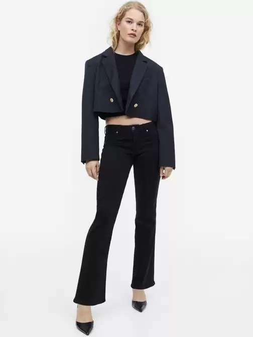 Women Flare Low Jeans - image 5