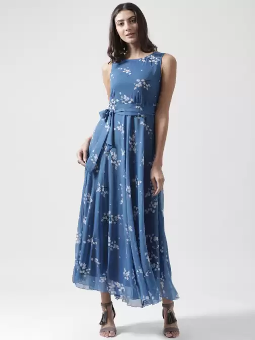 Printed Sleeveless Maxi Dress - image 5