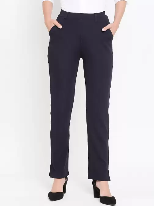 Women Cotton Formal Trousers - image 5