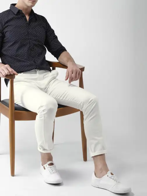 Men Slim Fit Chinos - image 5