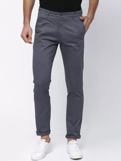 Men Slim Fit Trousers - image 5