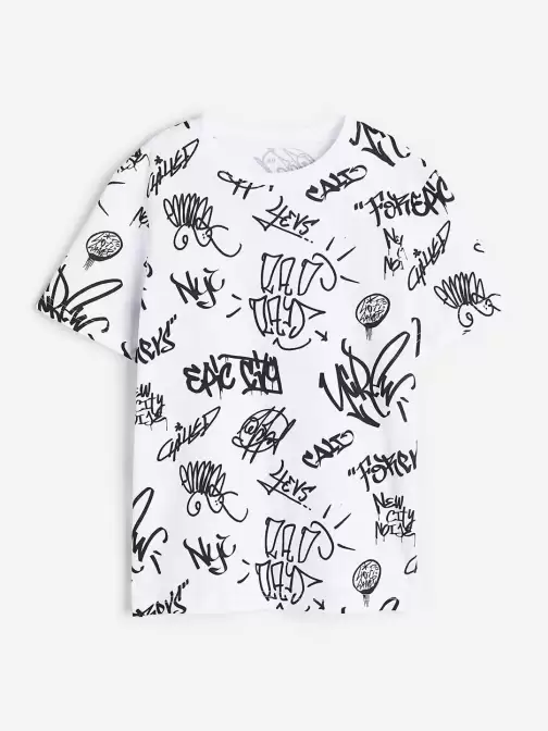 Boys Printed Cotton T-shirt - image 5