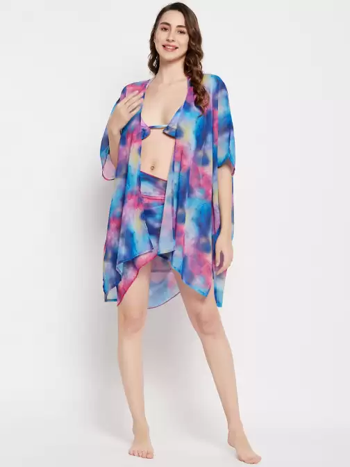 Printed Cover Up Dress - image 5