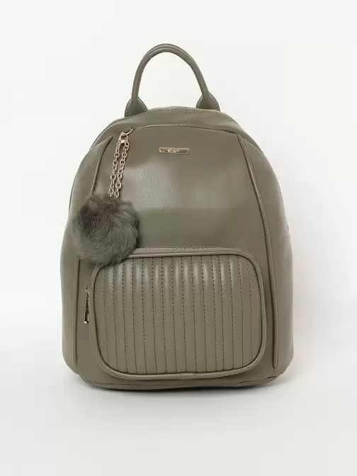 Women Textured Backpack - image 5