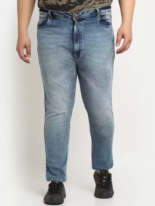 Men Plus Size Cotton Jeans - image 5