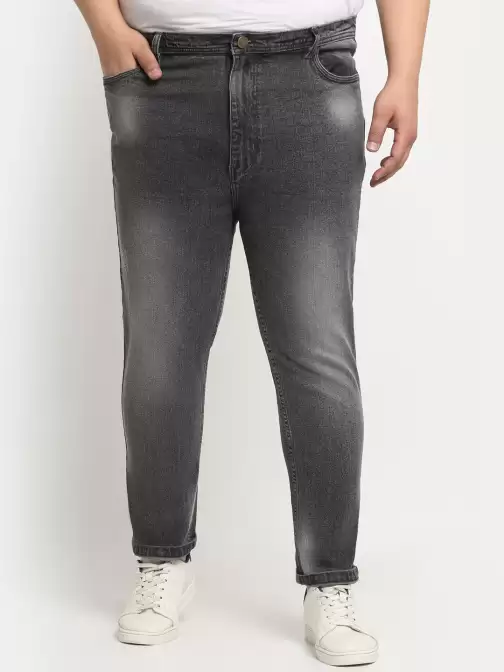 Men Plus Size Cotton Jeans - image 5