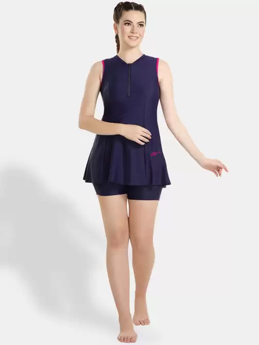 Turtle Neck Swimming Dress - image 5