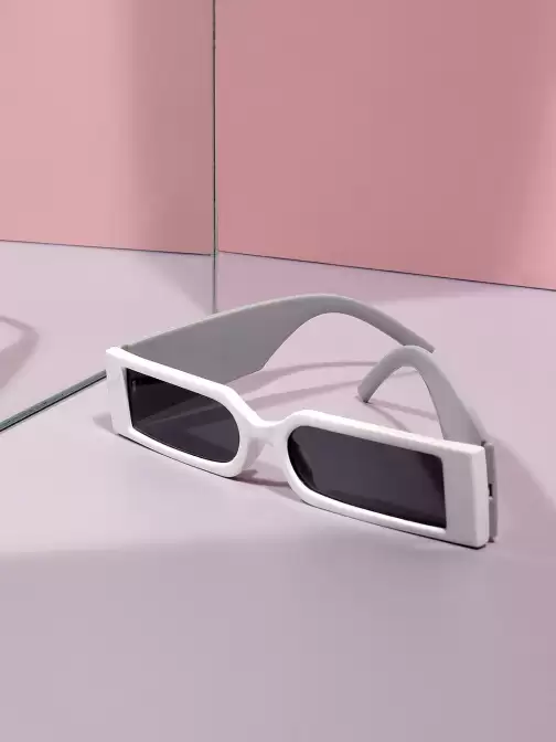 Women Rectangle Sunglasses - image 5