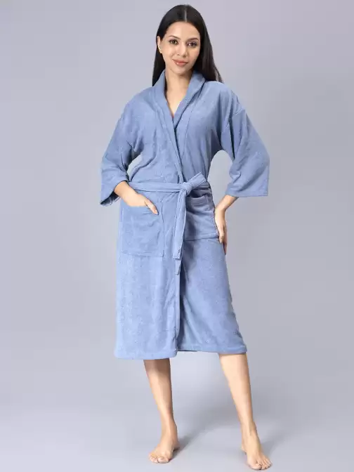 Women Double Side Bath Robe - image 5
