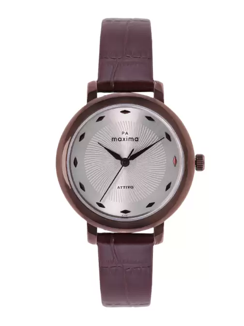 Women Leather Analogue Watch - image 5