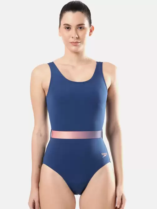 Women Solid Swim Tankini - image 5