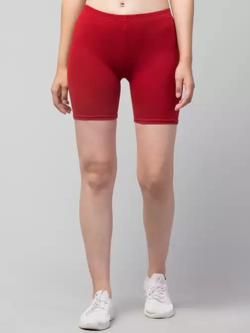 Women Skinny Fit Sports Shorts - image 5