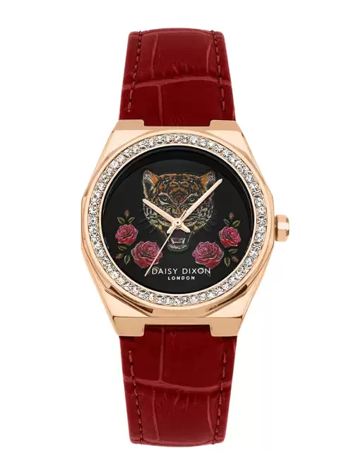 Women Leather Straps Watch - image 5