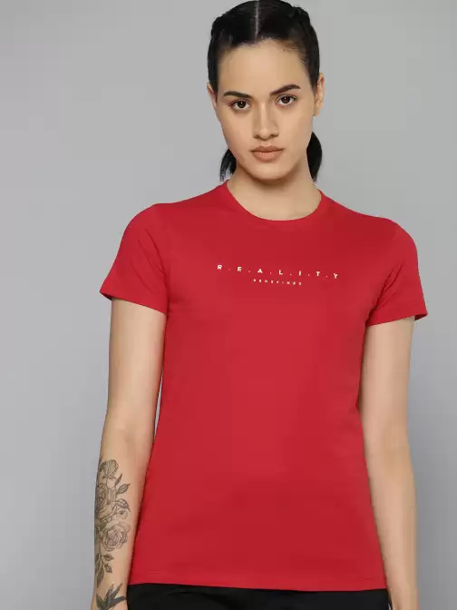 Women Typography Printed T-shirt - image 5