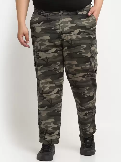 Men Cotton Cargo Trousers - image 5
