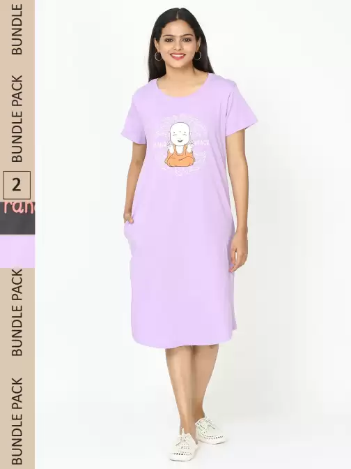Printed Nightdress - image 5