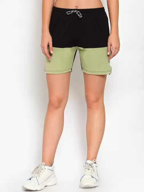 Women Colourblocked Shorts - image 5