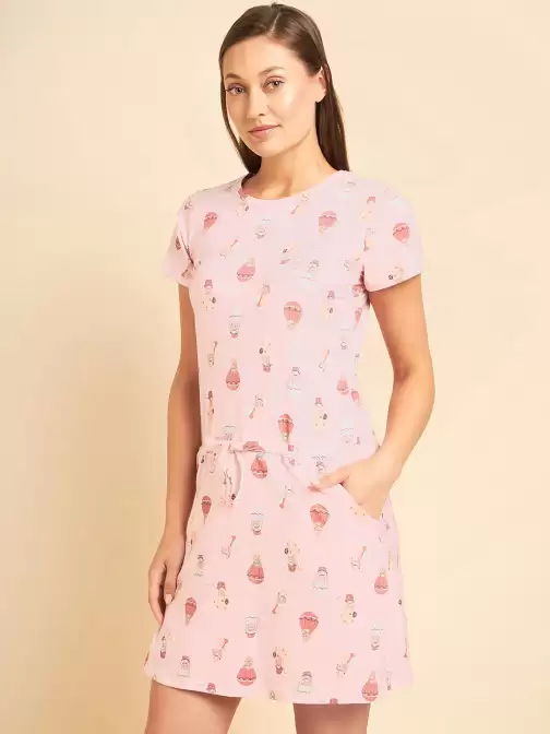 Printed Nightdress - image 5