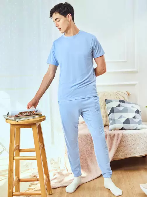 Men Round Neck  Night Suit - image 5