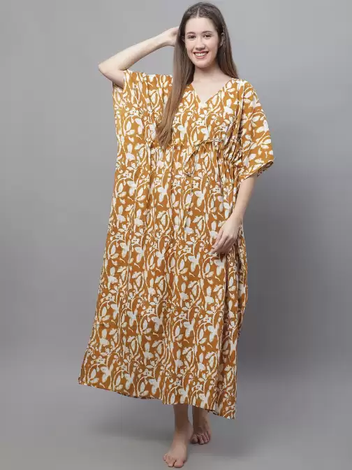 Printed Pure Cotton Nightdress - image 5