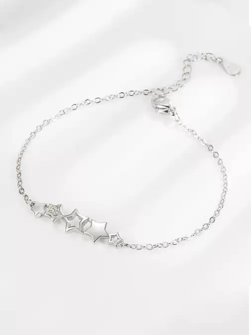 Women Silver-Plated Bracelet - image 5