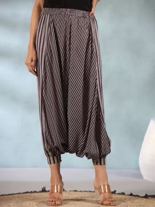 Women Loose Fit Trousers - image 5