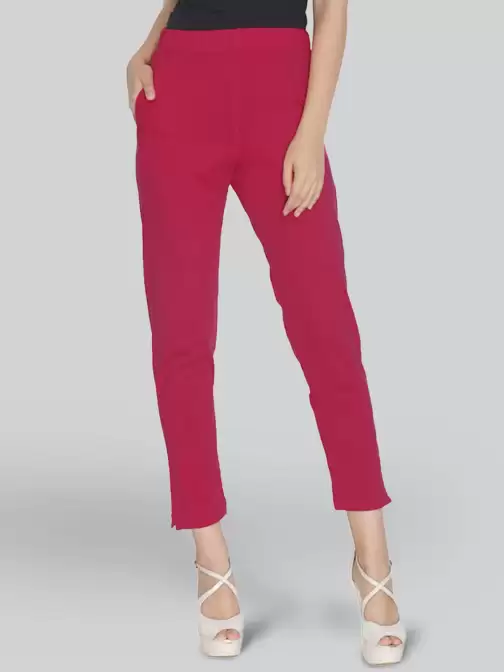 Women Knitted Trousers - image 5