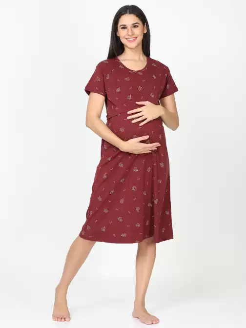 Printed Nightdress - image 5