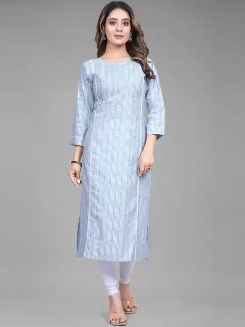 Women Striped Kurta - image 5