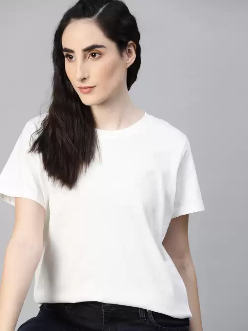 Women Cotton Pure Cotton T-shirt - image 5