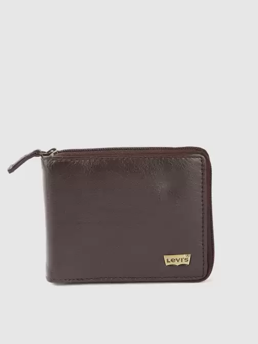 Men Textured Zip Around Wallet - image 5