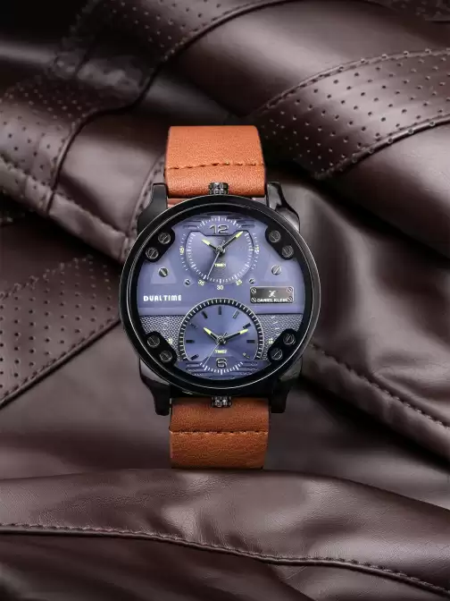 Men Dual Time Analogue Watch - image 5