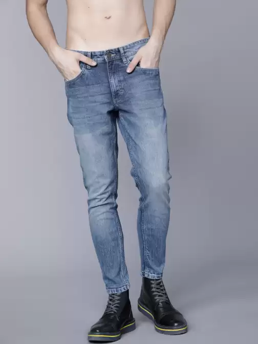 Men Tapered Fit Jeans - image 5