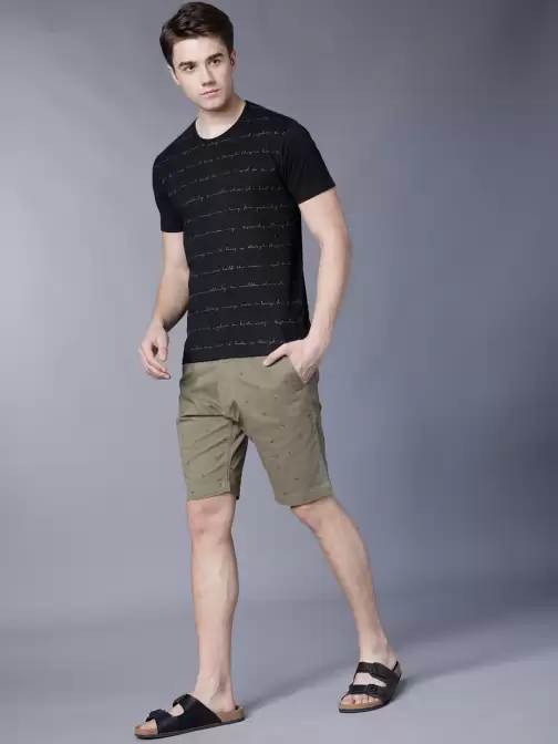 Men Slim Fit Chino Shorts - image 5