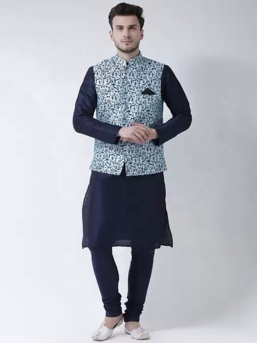 Men Solid Kurta Set - image 5