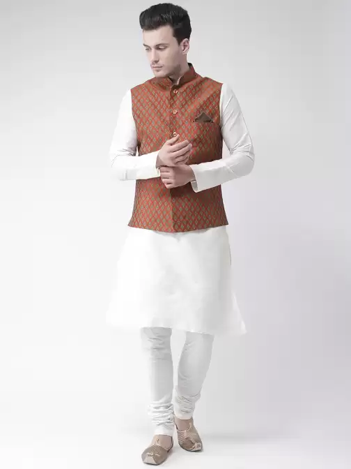 Men Solid Kurta Set - image 5