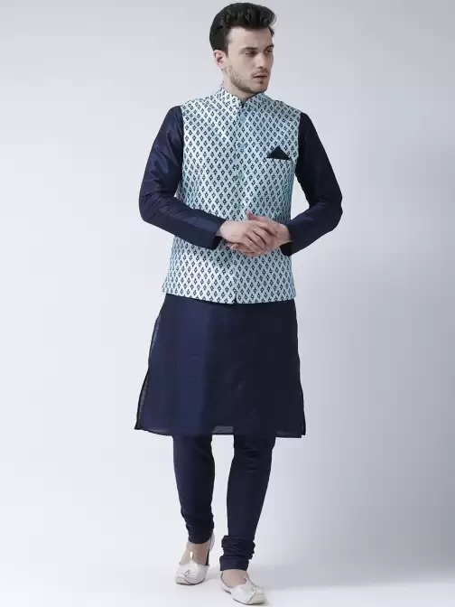 Men Solid Kurta Set - image 5