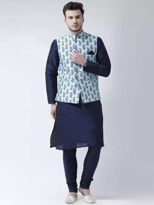 Men Solid Kurta Set - image 5