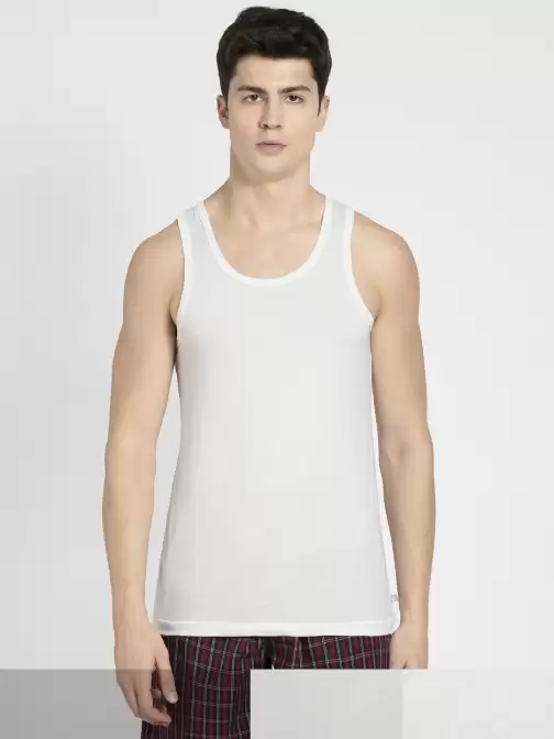 Men Pack of 3 Easy Tuck Vest - image 5