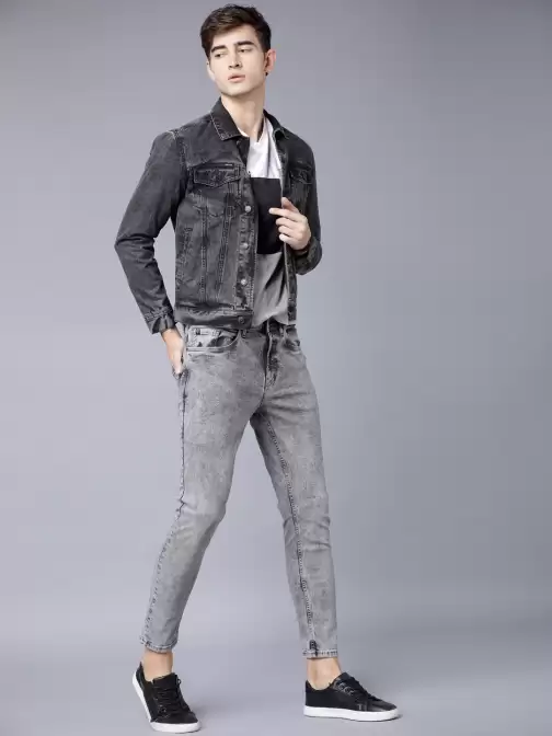 Men Tapered Fit Jeans - image 5