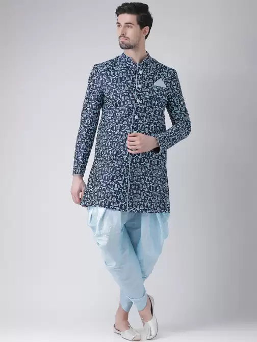 Men Sherwani With Dhoti Pants - image 5