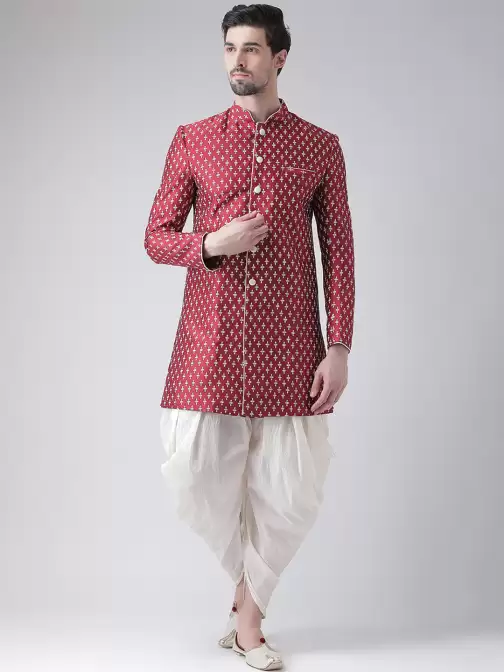 Men Sherwani With Dhoti Pants - image 5