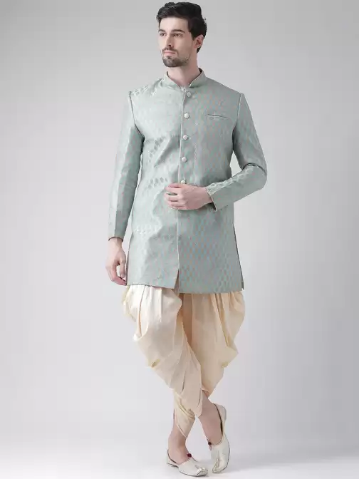 Men Sherwani With Dhoti Pants - image 5