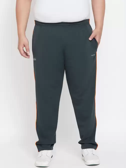 Plus Size Men Solid Straight-Fit Track Pants - image 5