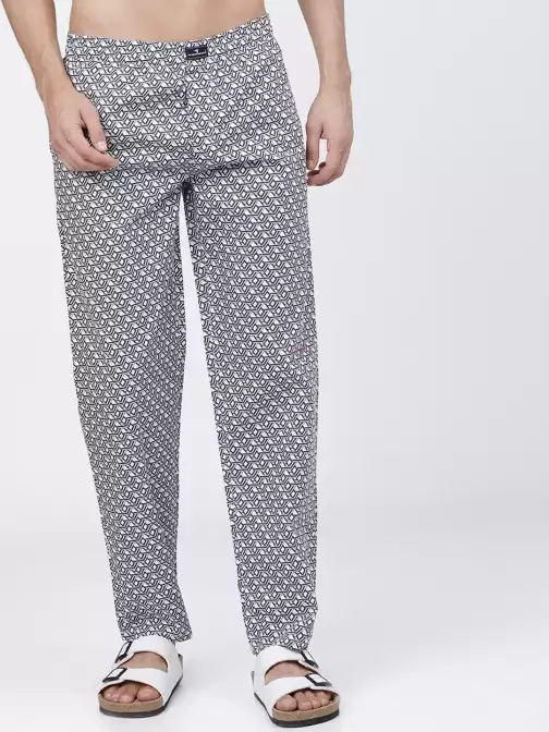 Men Printed Cotton Lounge Pants - image 5