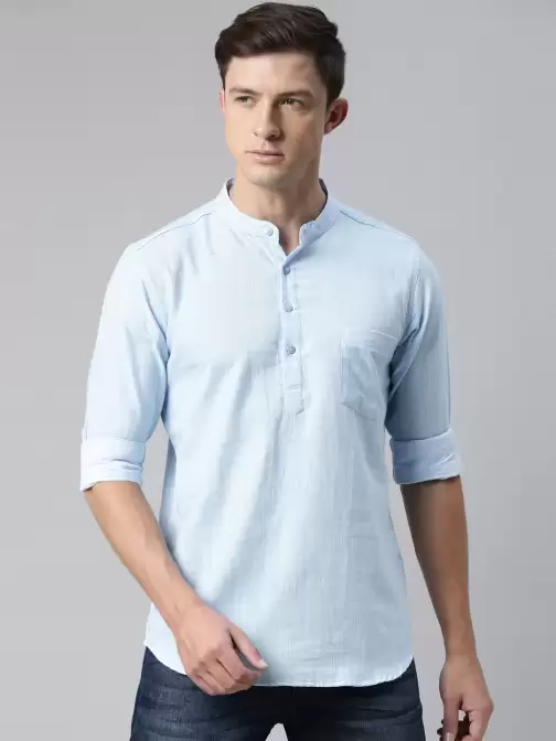 Men Cotton Short Kurta - image 5