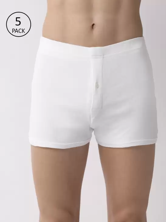 Men Pack Of 5 Solid Trunks - image 6