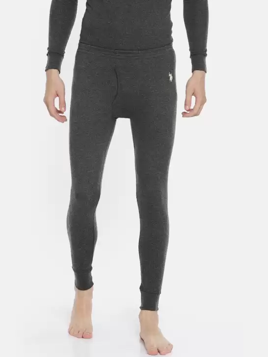 Men Solid Thermal Bottoms - image 6