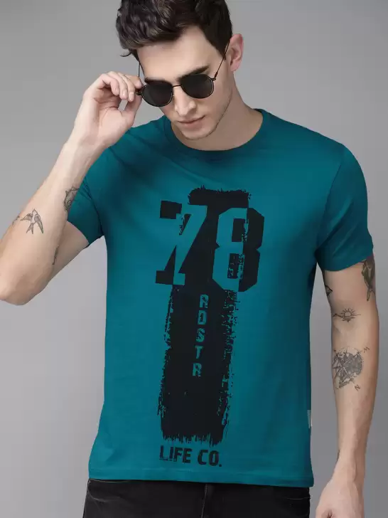 Printed Round Neck Pure Cotton T-shirt - image 6