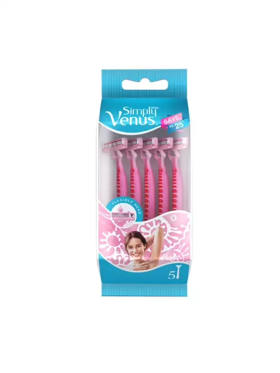 Women Set of 5 Venus Razors - image 6